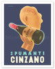 Spumanti Cinzano - Italian Sparkling Wine - c. 1951 - Poster by Nico Edel