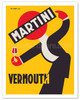 Martini Vermouth Liquor - Martini & Rossi - c. 1930 - Poster by Giuseppe Riccobaldi