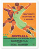 Spanish Soccer Championship 1931 - Valencia vs Real Madrid Spain - Mestalla Stadium - Poster by Formo