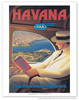 Havana, Cuba - Pan American Airways (PAA) - Poster by Kerne Erickson