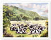 Egrets - On the Backs of Hawaiian Cows (Pipi) - Poster by Peggy Chun