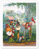 To Santa - Hawaiian Christmas (Mele Kalikimaka) Letters in Mailbox - Poster by Peggy Chun