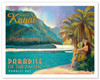 Exotic Kauai, Hawaii - Paradise of the Pacific - Hanalei Bay - Poster by Rick Sharp