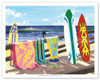 Warm Weather - Surfboard Art - Poster by Scott Westmoreland