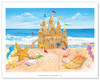 Sand Castle - Paradise Ocean View - Poster by Scott Westmoreland