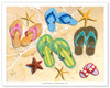 Flip Flop Family - Poster by Scott Westmoreland
