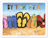 By the Sea - Beach Flip Flops - Poster by Scott Westmoreland