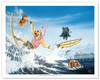 Diva Dawg - Surfing Dogs - Poster by Scott Westmoreland