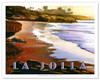 La Jolla Beach - California Coast - Poster by Wade Koniakowsky
