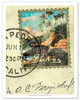 Laguna Beach, California - Postage Stamp - Poster by Wade Koniakowsky