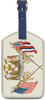 Royal Hawaiian Coat of Arms - Seal of the Territory of Hawaii - Leatherette Luggage Tag