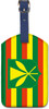 Kanaka Maoli Flag - Leatherette Luggage Tag