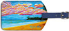 Paia Bay Sunrise - Hawaiian Leatherette Luggage Tag