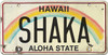 Shaka - Hawaiian License Plate