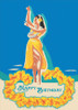 Aloha Birthday Greeting - Happy Birthday Greeting Card