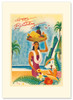 Hawaii - Premium Vintage Collectible - Happy Birthday Card Hawaii - Premium Vintage Collectible - Happy Birthday Card