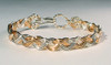 Classic Wave Alternating - Double Edged Flat Sinnet Bracelet - by Varsha Titus Classic Wave Alternating - Double Edged Flat Sinnet Bracelet - by Varsha Titus