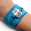 Turquoise - Silk Wrap - Hawaiian Charm Turquoise - Silk Wrap - Hawaiian Charm