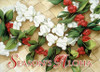 Maile & Crown Flower Holiday Leis - Holiday Greeting Card