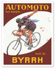 The Automoto Bicycle Team Drinks Byrrh Apertiff - c. 1926