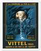 Vittel French Spa - Spring Water from The Vosges Mountain Ranges of France - c. 1912