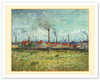 Factories at Clichy, France - c. 1887