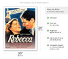 David O.Selznick’s Rebecca - starring Laurence Olivier, Joan Fontaine - c. 1940