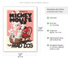 Mickey Mouse in The Mad Dog - c. 1932
