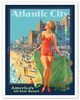 Atlantic City - America’s All-Year Resort - Pennsylvania Railroad - c. 1936