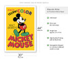 Mickey Mouse - Now in Technicolor - c. 1935