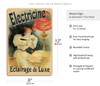 Electricine - Luxury Lighting (Eclairage de Luxe) - c. 1895