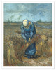 Peasant Woman Binding Sheaves (After Millet) - Saint-Rémy-de-Provence, France - c. 1889
