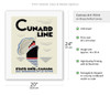 Cunard Line, United States and Canada (Etats Unis et Canada) - c. 1930