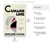 Cunard Line, United States and Canada (Etats Unis et Canada) - c. 1930