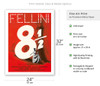 Federico Fellini’s 8½ - Starring Marcello Mastroianni, Claudia Cardinale - c. 1963