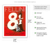 Federico Fellini’s 8½ - Starring Marcello Mastroianni, Claudia Cardinale - c. 1963