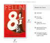 Federico Fellini’s 8½ - Starring Marcello Mastroianni, Claudia Cardinale - c. 1963
