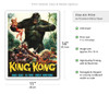 King Kong - Starring Fay Wray, Bruce Cabot, Robert Armstrong - c. 1966