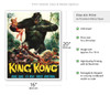 King Kong - Starring Fay Wray, Bruce Cabot, Robert Armstrong - c. 1966