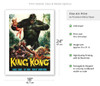 King Kong - Starring Fay Wray, Bruce Cabot, Robert Armstrong - c. 1966