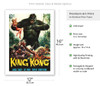 King Kong - Starring Fay Wray, Bruce Cabot, Robert Armstrong - c. 1966