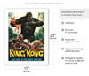 King Kong - Starring Fay Wray, Bruce Cabot, Robert Armstrong - c. 1966