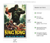 King Kong - Starring Fay Wray, Bruce Cabot, Robert Armstrong - c. 1966