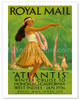 Hawaii Hula, Royal Mail “Atlantis” - Poster by Percy Padden