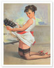 Let’s Eat Out - c. 1967 - Poster by Gil Elvgren