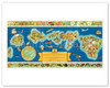 The Dole Map of The Hawaiian Islands, U.S.A. - Poster by Parker Edwards