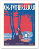 One Two Three Four (Famous Hawaiian Song) - Words by S. Kalama, Music by Jack Alau - c. 1917