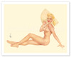Miss September 1944 - Esquire Magazine - Poster by Alberto Vargas
