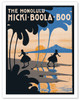 The Honolulu Hicki-Boola-Boo - Popular Hawaiian Song - Music by Albert Von Tilzer - Poster by Andre C. De Takacs