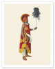 Hawaiian Chieftain (Ali'i) of the Old Days - Vintage Hawaiian Illustration